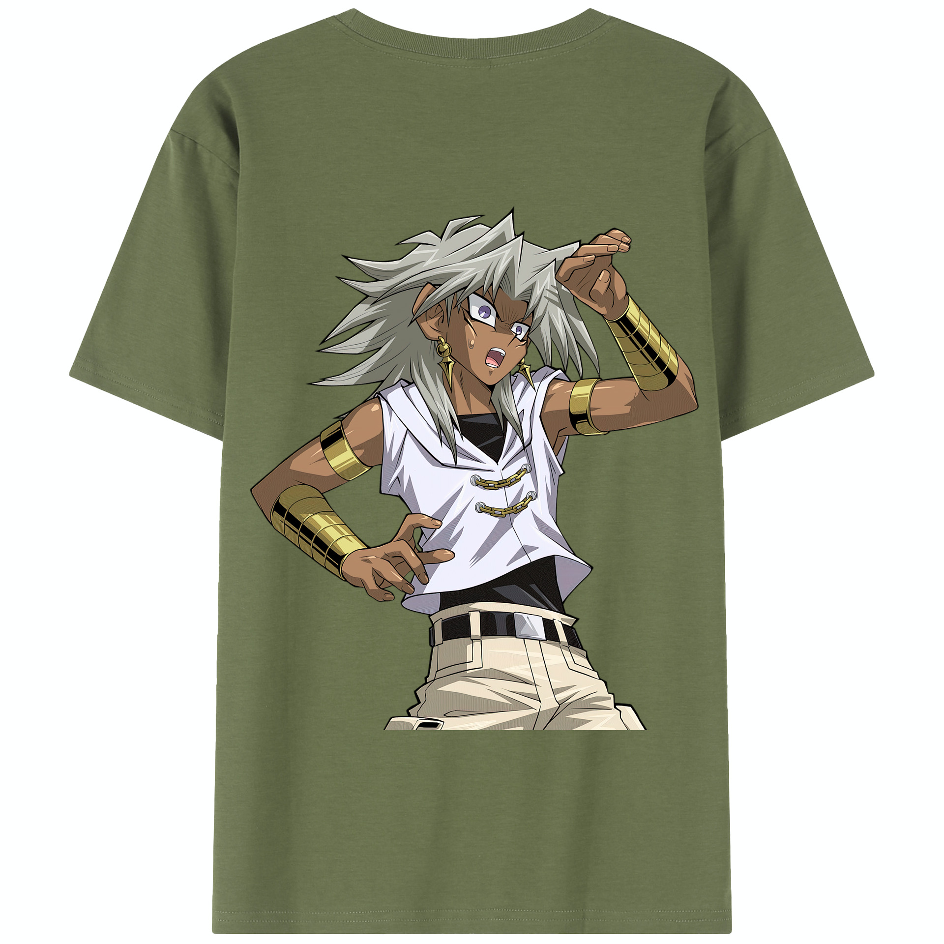 （画像用） 遊☆戯☆王 Yu-Gi-Oh! 綿100％半袖Tシャツ（背面プリント）